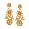Stunning golden statement flower light earrings - Anton Heunis
