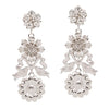 Stunning silver statement flower light earrings - Anton Heunis