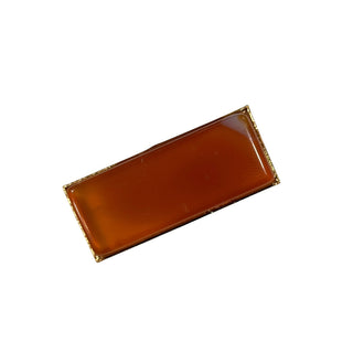 Rectangular carnelian elegant brooch - Anton Heunis Handmade Jewelry