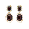Medusa Earrings Burgundy