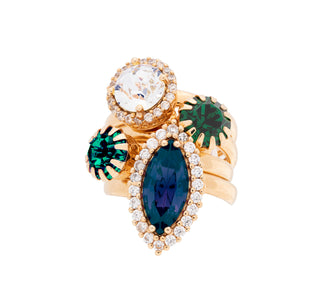 Set of multicolor rings