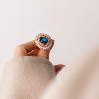 Anillo Fiona Azul