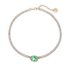 Velvet Necklace Light Green