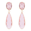 Baby pink drop statement earrings - Anton Heunis