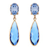 Baby blue drop statement earrings - Anton Heunis