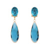 Loretta Earrings Aqua
