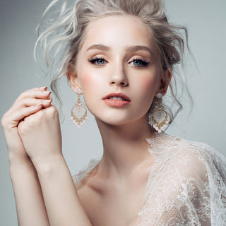 Boho chic inspired earrings with pearls - Anton Heunis