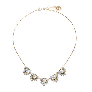 Gold necklace with delicate pearls - Anton Heunis