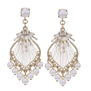 Boho chic inspired earrings with pearls - Anton Heunis